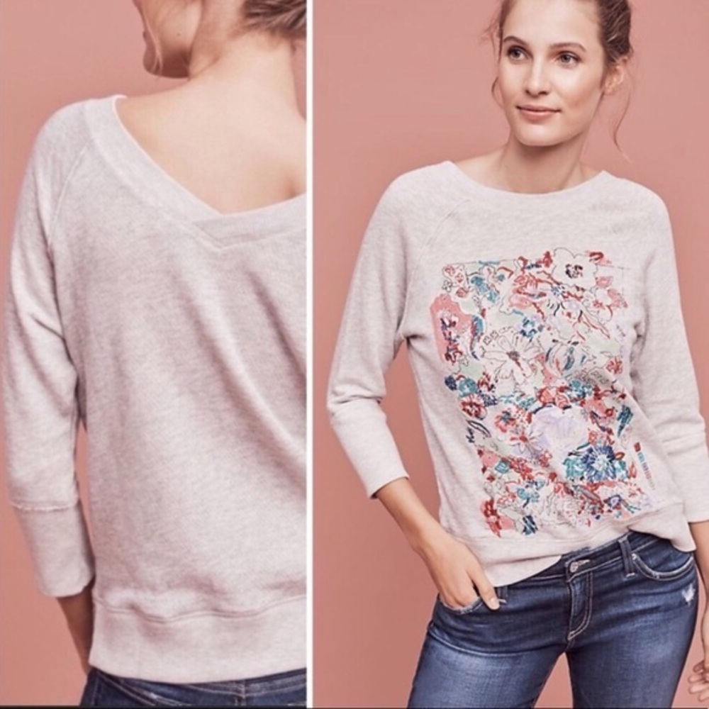 Anthropologie | Paint By Numbers Sweatshirt